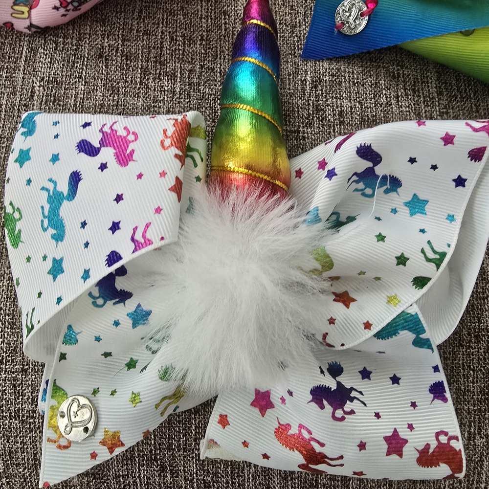 Colorful Hair Bow Set - Picture 5 of 10